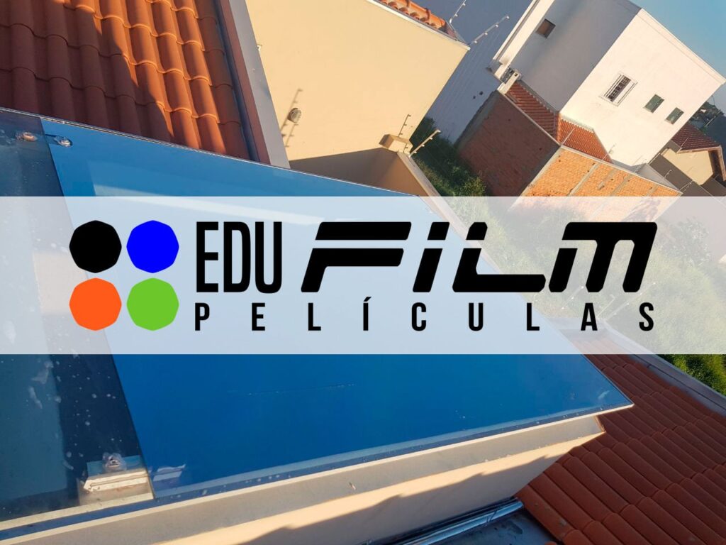 Insulfilm para redução de calor no teto logo edu